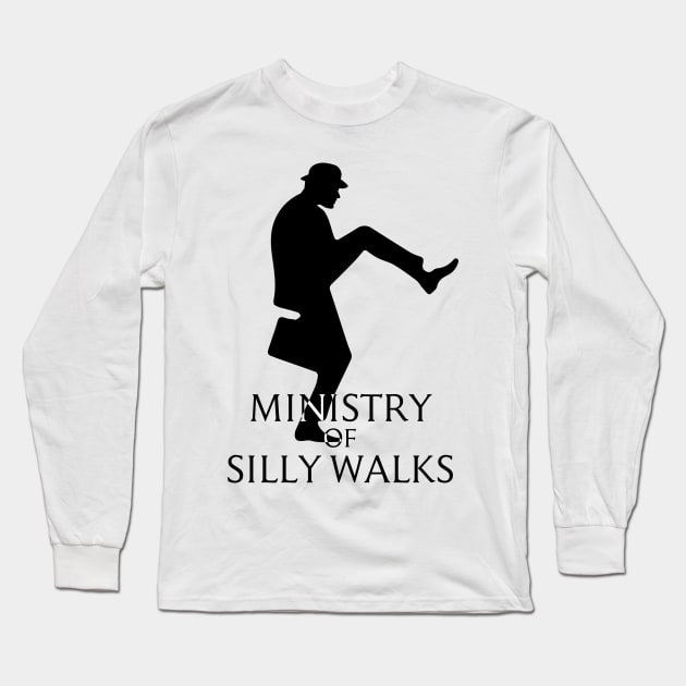 Ministry of Silly Walks Long Sleeve T-Shirt by chillstudio